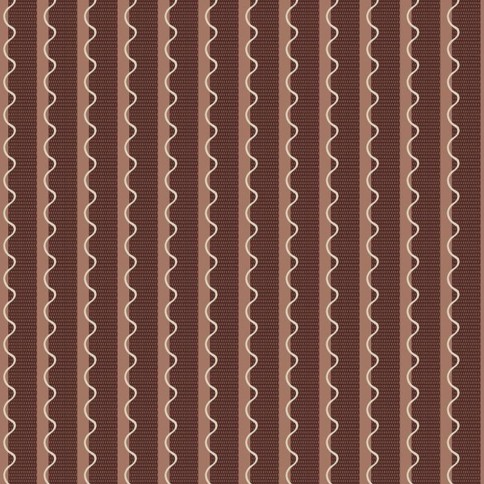 Wavy Vibes wallpaper features playful vertical wavy stripes in light blue and soft cream, creating a fresh and modern coastal-inspired look for any room.