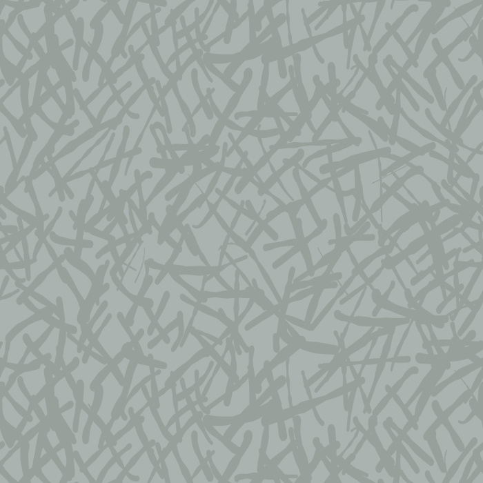 Scribble Texture wallpaper showcases an abstract, hand-drawn scribble pattern in soft blue-gray and pale gray, adding playful movement and modern energy to your space.