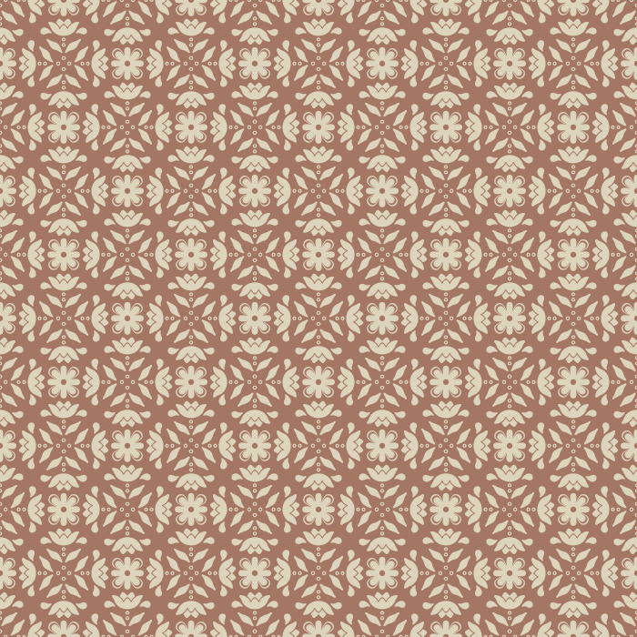 Folk Flower Tiles wallpaper features a charming, hand-drawn tile pattern in warm golden yellow and cream, with delicate floral motifs and cheerful folk-inspired style.