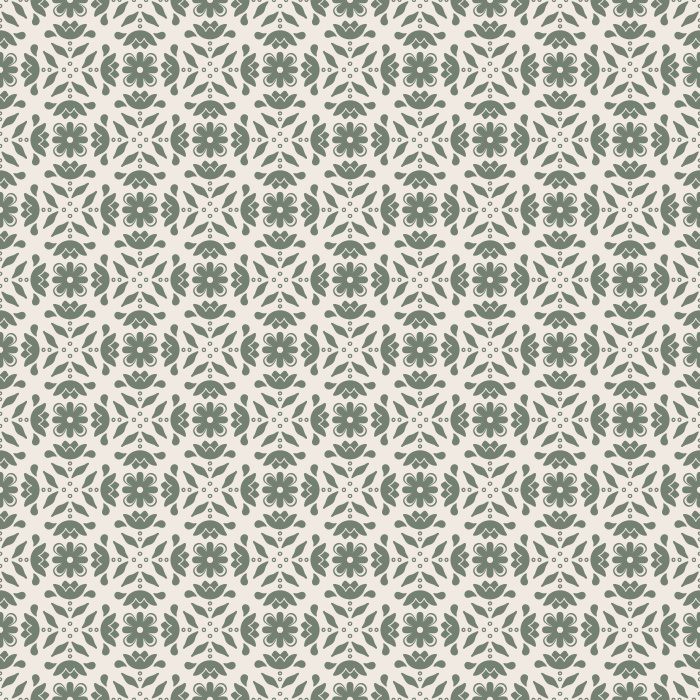 Folk Flower Tiles wallpaper features a charming, hand-drawn tile pattern in warm golden yellow and cream, with delicate floral motifs and cheerful folk-inspired style.