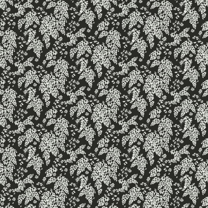 Fern Valley wallpaper features a lush, detailed fern pattern in soft sage green on a deep emerald background for a rich botanical style.