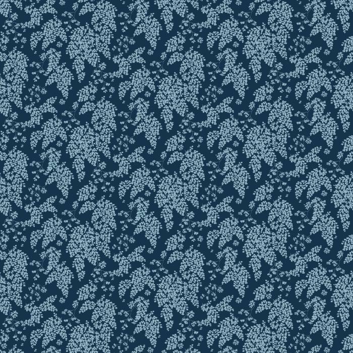 Fern Valley wallpaper features a lush, detailed fern pattern in soft sage green on a deep emerald background for a rich botanical style.