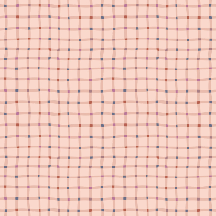 Add a soft, modern twist to a classic pattern with this Wavy Gingham Wallpaper, a playful take on traditional checkered design.
