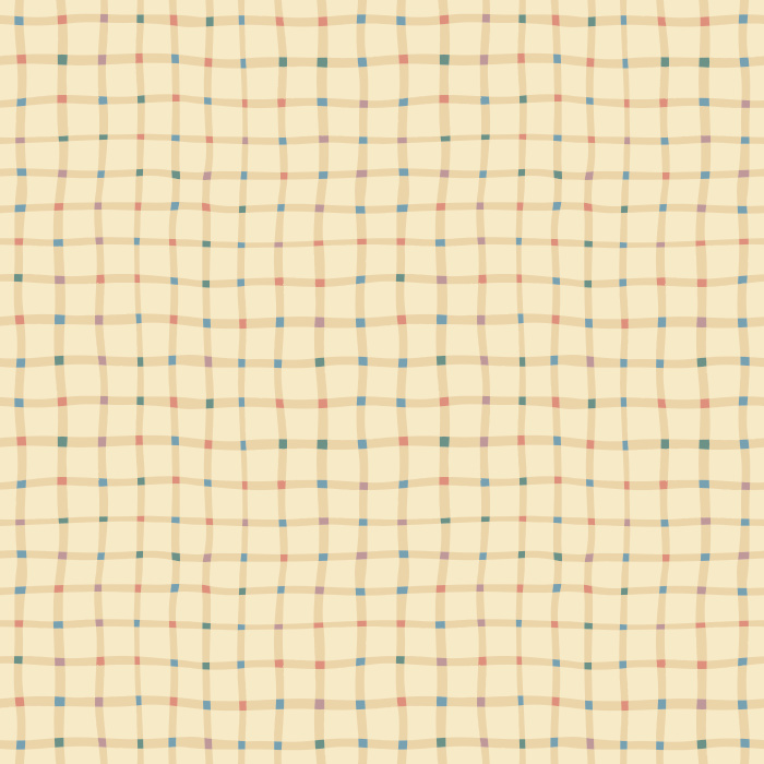 Full Bloom wallpaper features a playful, ditsy floral pattern with cream blossoms on a muted sage green background for a fresh cottage look.