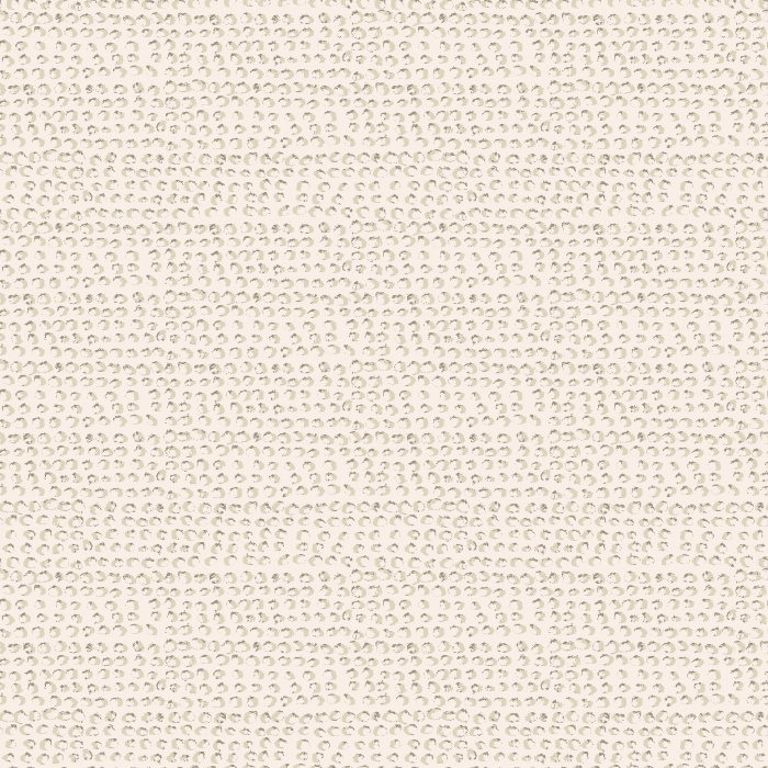 Stippled Texture wallpaper features a hand-drawn, dotted stipple pattern in warm taupe on a soft cream background for subtle organic movement.