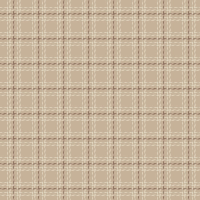 Laurel Plaid wallpaper features a timeless plaid pattern in soft sage green and cream for a cozy yet refined backdrop.
