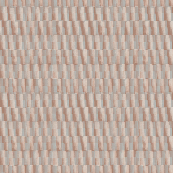 Modern layered geometric wallpaper in soft tones, ideal for adding subtle texture to dining rooms, living areas, or offices.