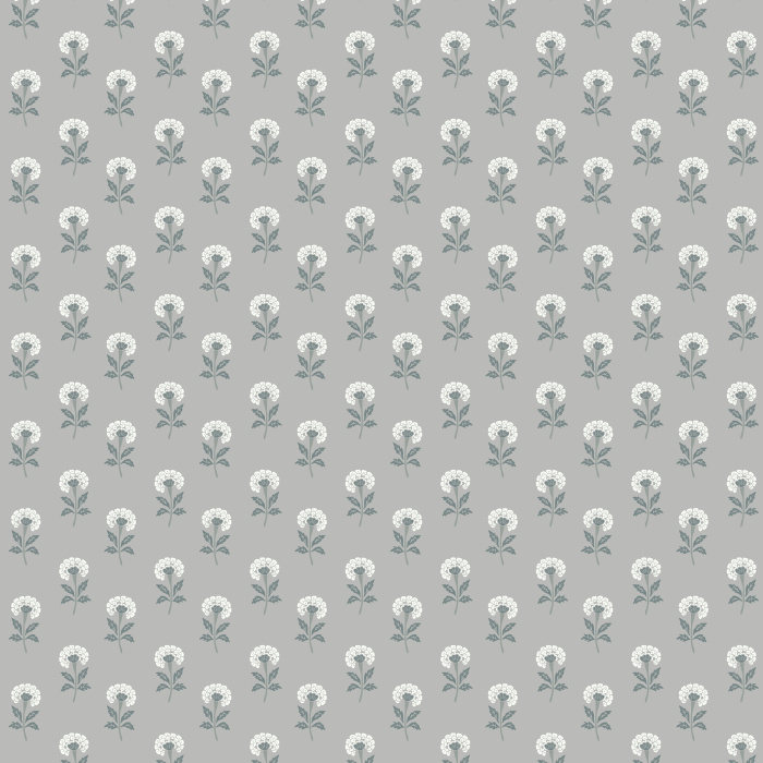 Vintage-inspired floral wallpaper with carved-style pink blooms, ideal for kids’ rooms, nurseries, and cozy cottage spaces.