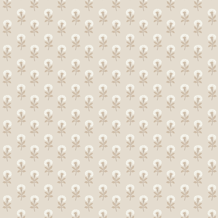 Vintage-inspired floral wallpaper with carved-style pink blooms, ideal for kids’ rooms, nurseries, and cozy cottage spaces.