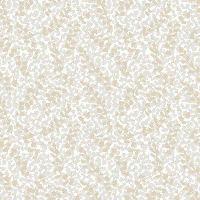 Rust-red leaf wallpaper with a flowing, nature-inspired pattern, ideal for bedrooms, living rooms, and cozy interiors.