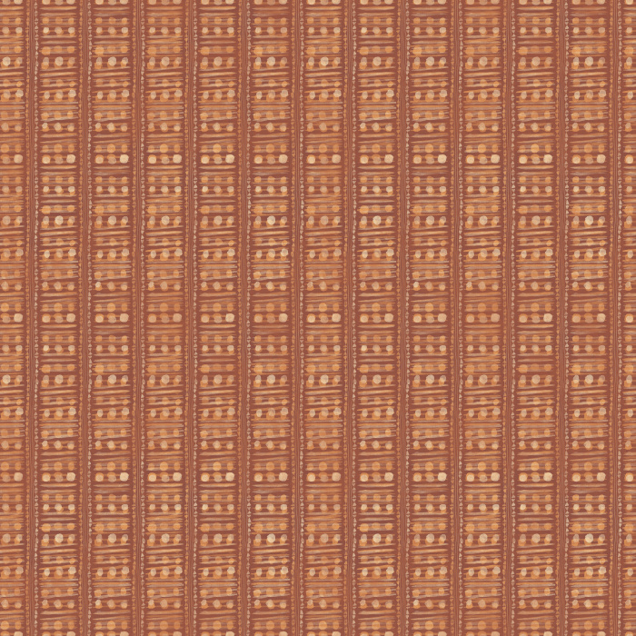 Subtle woven stripe wallpaper in muted sage and cream, adding warmth and natural texture to any living space.