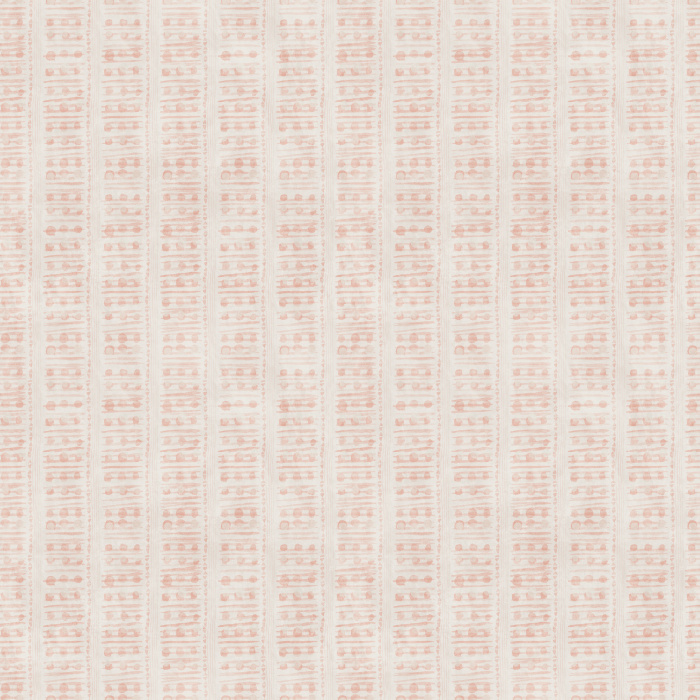 Subtle woven stripe wallpaper in muted sage and cream, adding warmth and natural texture to any living space.