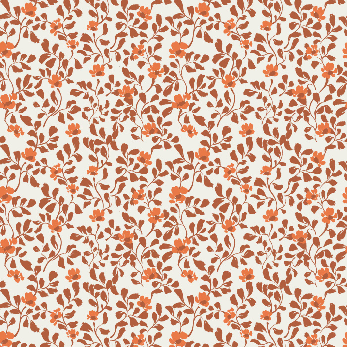 Create a serene and romantic atmosphere with our Feminine Floral wallpaper, featuring soft white and peach blooms on muted sage green.