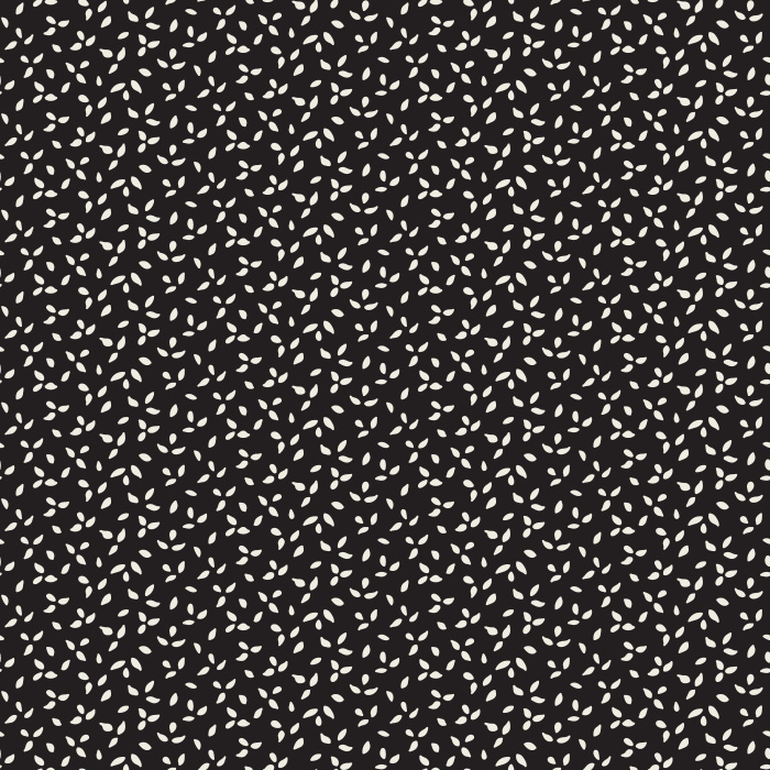 Brighten your space with our Scattered Sesame wallpaper, featuring cream seed-like shapes on a muted blue background.