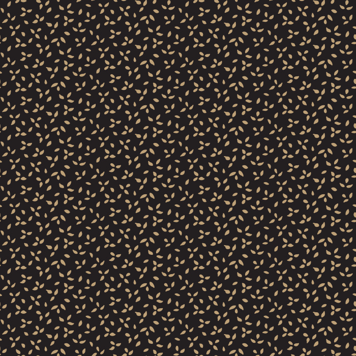 Brighten your space with our Scattered Sesame wallpaper, featuring cream seed-like shapes on a muted blue background.