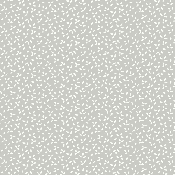 Brighten your space with our Scattered Sesame wallpaper, featuring cream seed-like shapes on a muted blue background.