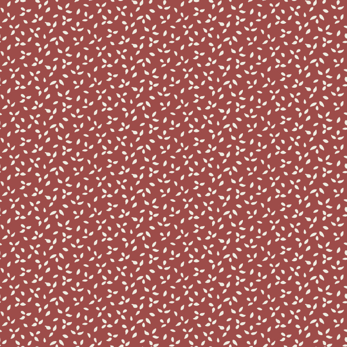 Brighten your space with our Scattered Sesame wallpaper, featuring cream seed-like shapes on a muted blue background.