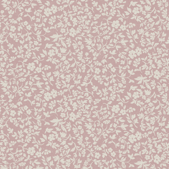 Bring timeless elegance into your home with our Petit Garden wallpaper, featuring a delicate floral vine pattern in cream on taupe.