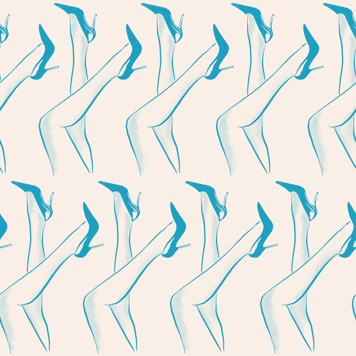 Turn up the drama with our Legs Up wallpaper, featuring bold red high-heeled legs in a playful, fashion-inspired design.