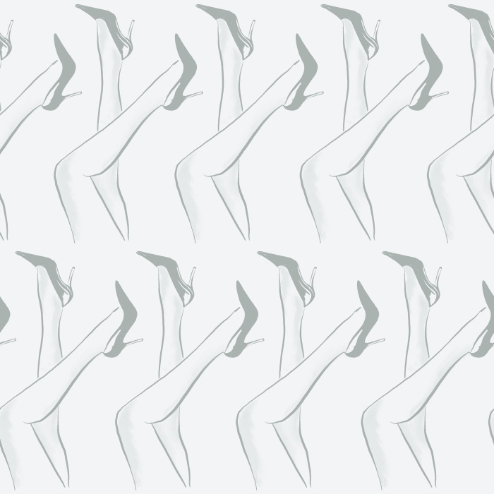 Turn up the drama with our Legs Up wallpaper, featuring bold red high-heeled legs in a playful, fashion-inspired design.