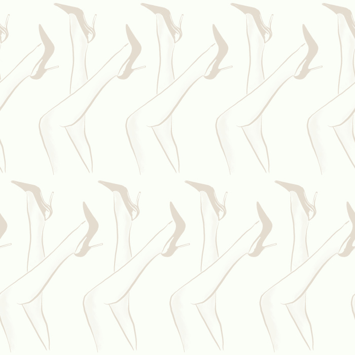 Turn up the drama with our Legs Up wallpaper, featuring bold red high-heeled legs in a playful, fashion-inspired design.