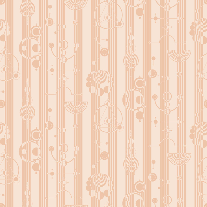 Add subtle intrigue with our Crop Circles wallpaper, a beige and cream geometric stripe design with circular accents.