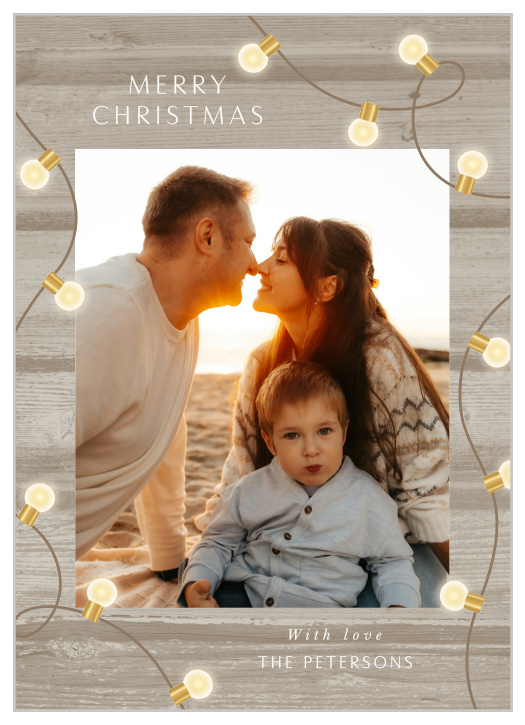 Our Shiny Lights Christmas Cards are the perfect way to share your festivity with family and friends this year.