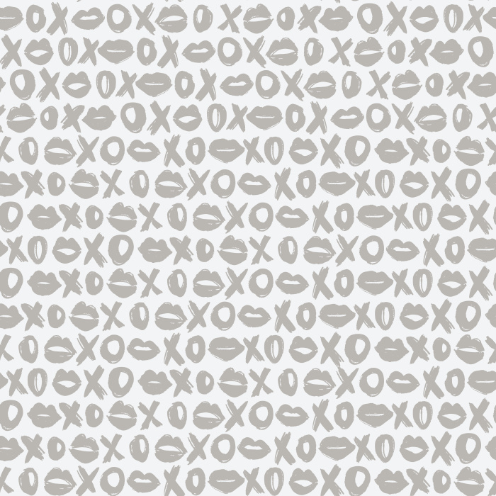 Add a bold and playful statement to your walls with our XOXO Kiss Wallpaper.