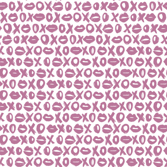 Add a bold and playful statement to your walls with our XOXO Kiss Wallpaper.
