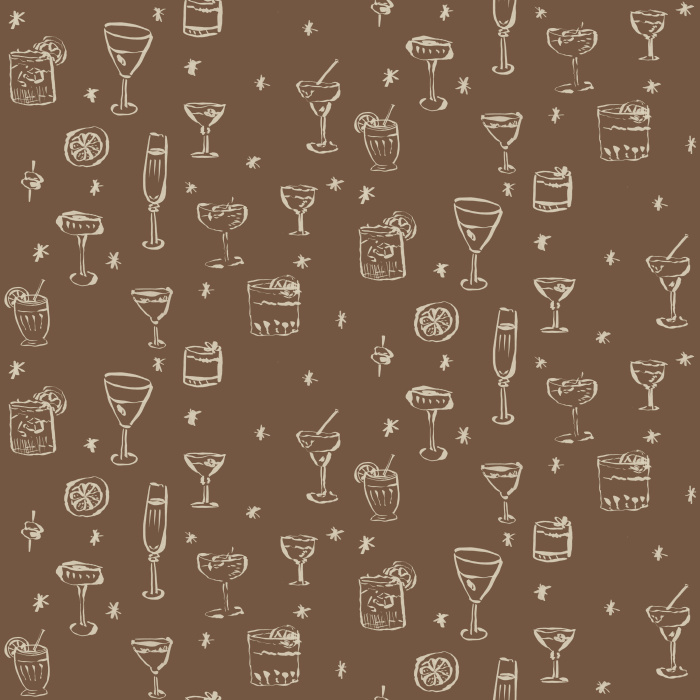 Bring a playful yet sophisticated touch to your walls with our Casual Clinks wallpaper.