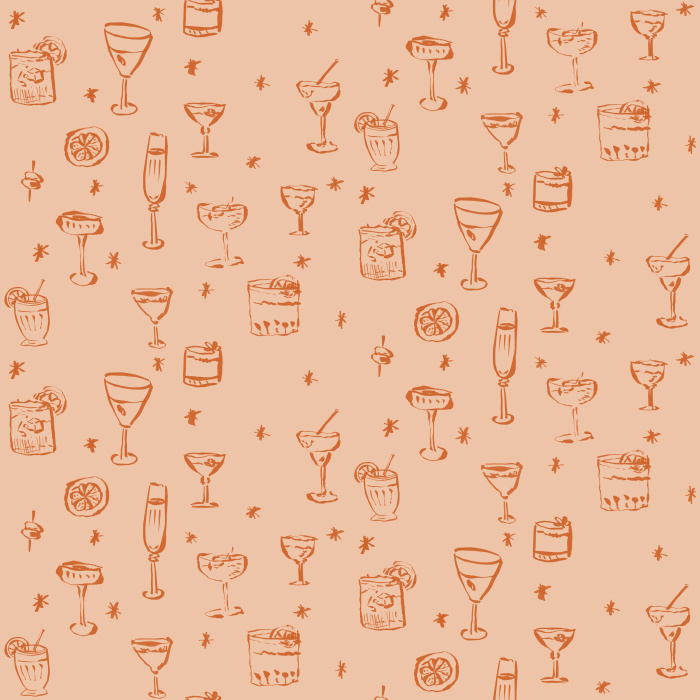 Bring a playful yet sophisticated touch to your walls with our Casual Clinks wallpaper.