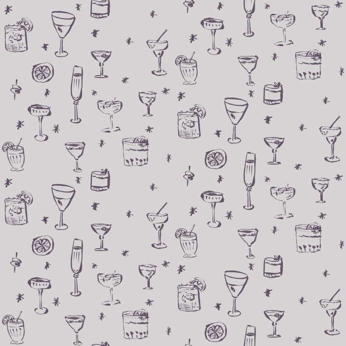 Bring a playful yet sophisticated touch to your walls with our Casual Clinks wallpaper.