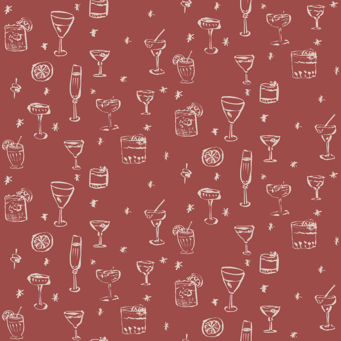 Bring a playful yet sophisticated touch to your walls with our Casual Clinks wallpaper.
