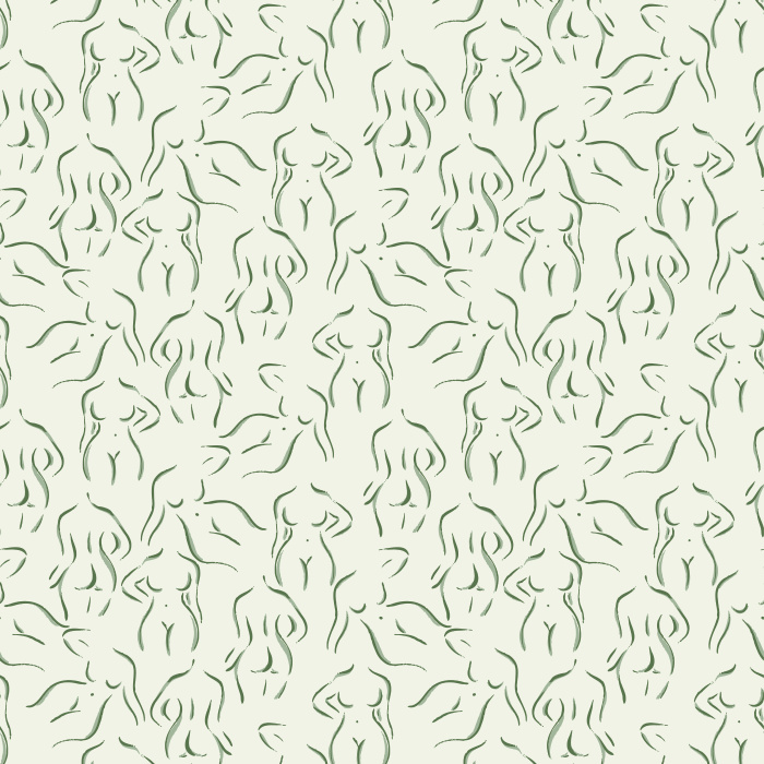 Celebrate modern artistry with our Female Bodies Wallpaper, showcasing elegant continuous line silhouettes of women.