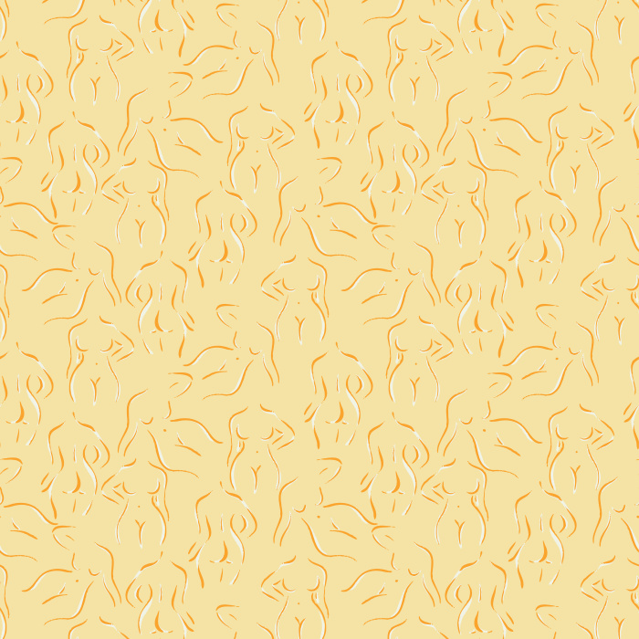 Celebrate modern artistry with our Female Bodies Wallpaper, showcasing elegant continuous line silhouettes of women.