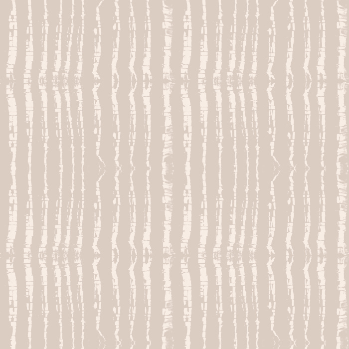 Bring natural texture to your space with our Bamboo Bones Wallpaper, featuring an organic vertical stripe pattern in soft taupe and cream.