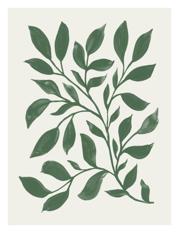 Give your space a simple but impactful botanical touch with our Summertime Leaves Art Print.