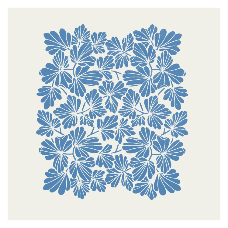 Give your space some extra personality with our Woodblock Ginkgo Art Print.