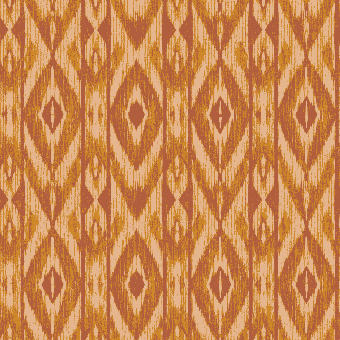 Bring global-inspired charm to your walls with this Ikat fabric Wallpaper.