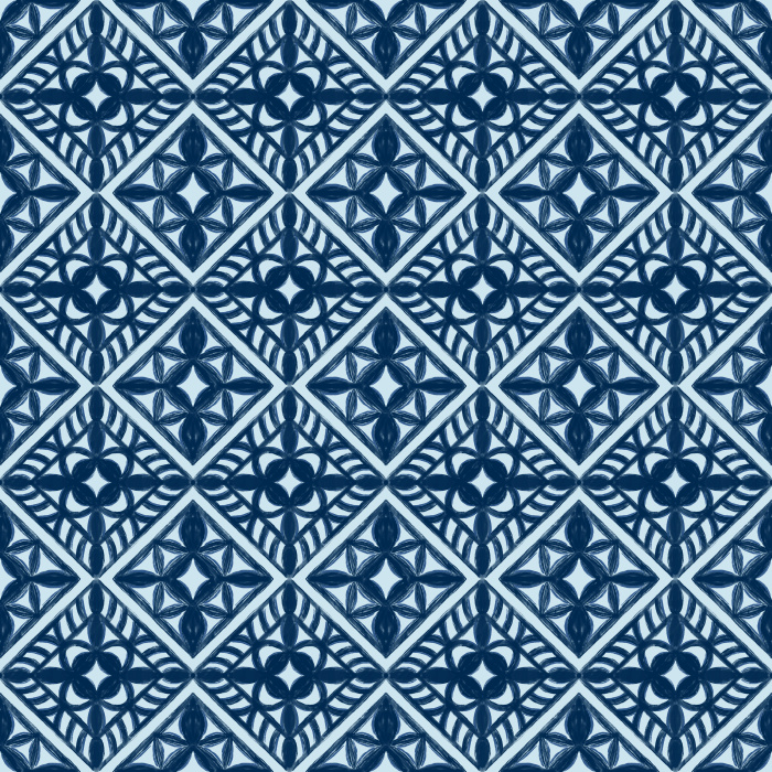 Bring Mediterranean charm to your home with this Layered Tiles Wallpaper.