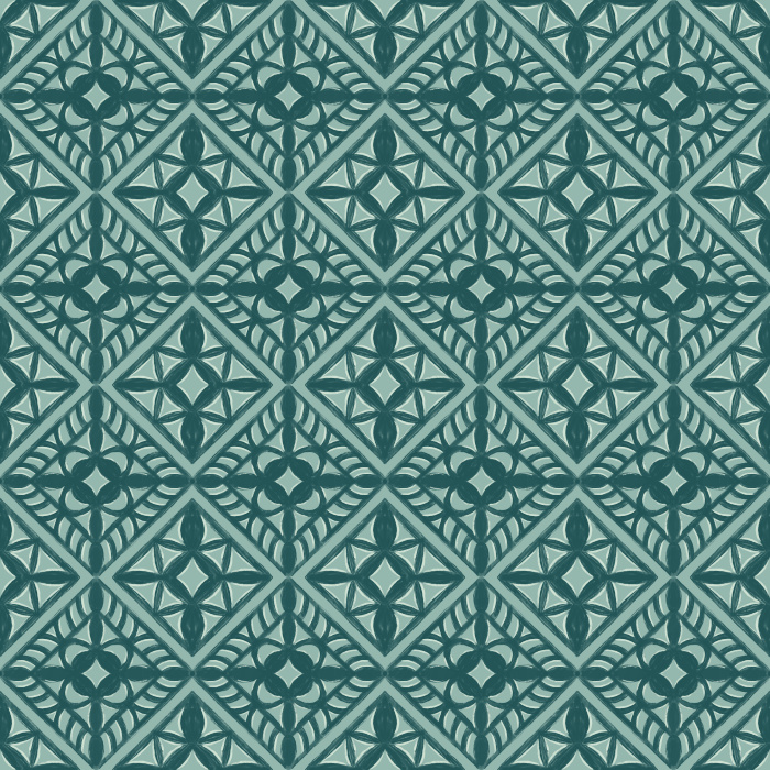 Bring Mediterranean charm to your home with this Layered Tiles Wallpaper.