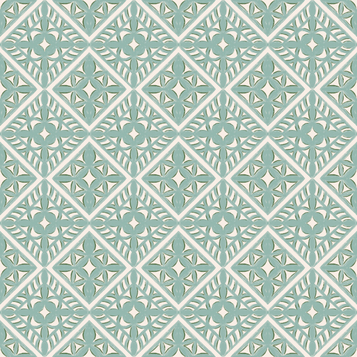 Bring Mediterranean charm to your home with this Layered Tiles Wallpaper.