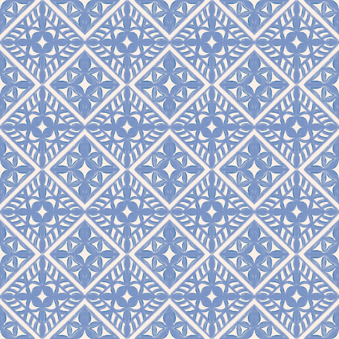 Bring Mediterranean charm to your home with this Layered Tiles Wallpaper.