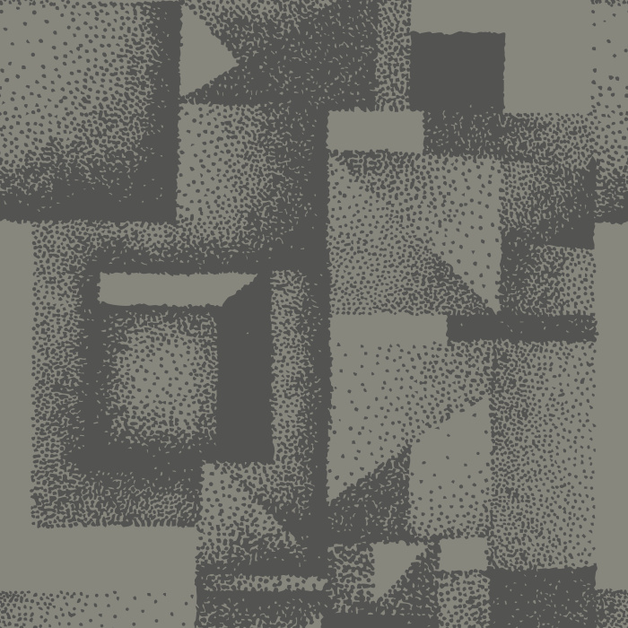 Our Geometric Dots Wallpaper blends bold modern design with artistic detail, featuring layered geometric shapes filled with textured dot shading.