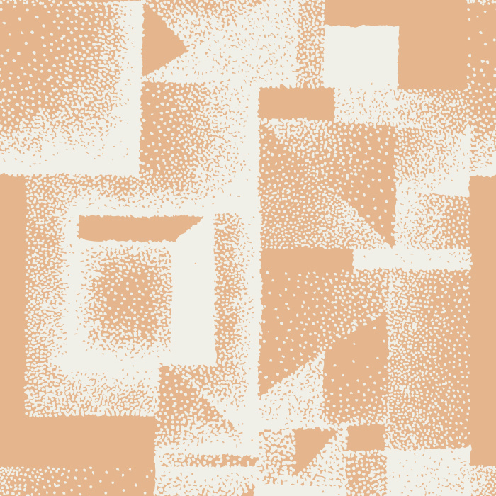 Our Geometric Dots Wallpaper blends bold modern design with artistic detail, featuring layered geometric shapes filled with textured dot shading.