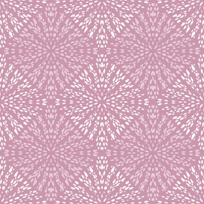 This Inking Dots Wallpaper showcases a bold geometric floral design created with hand-drawn dot patterns for a striking modern look.