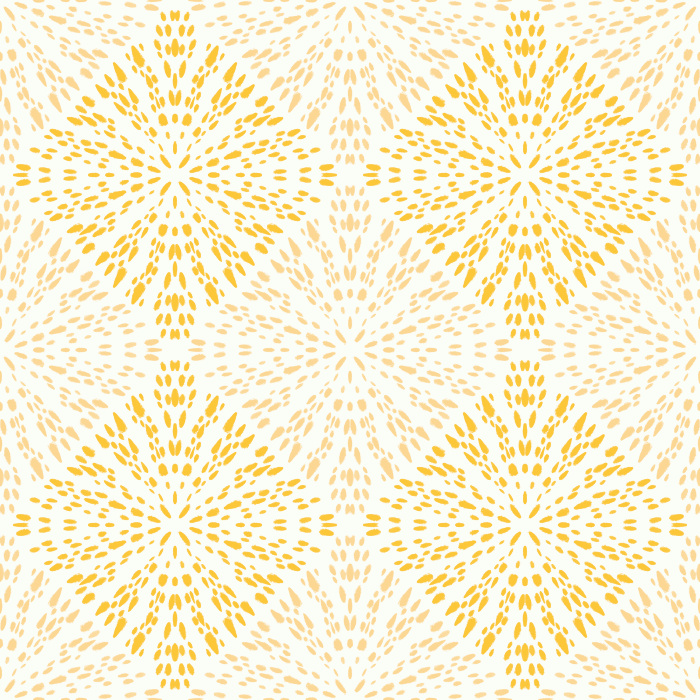 This Inking Dots Wallpaper showcases a bold geometric floral design created with hand-drawn dot patterns for a striking modern look.