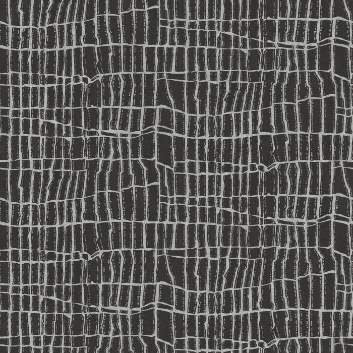 This Stitches Motif Wallpaper features a playful stitched-line grid design that combines handcrafted charm with modern simplicity.