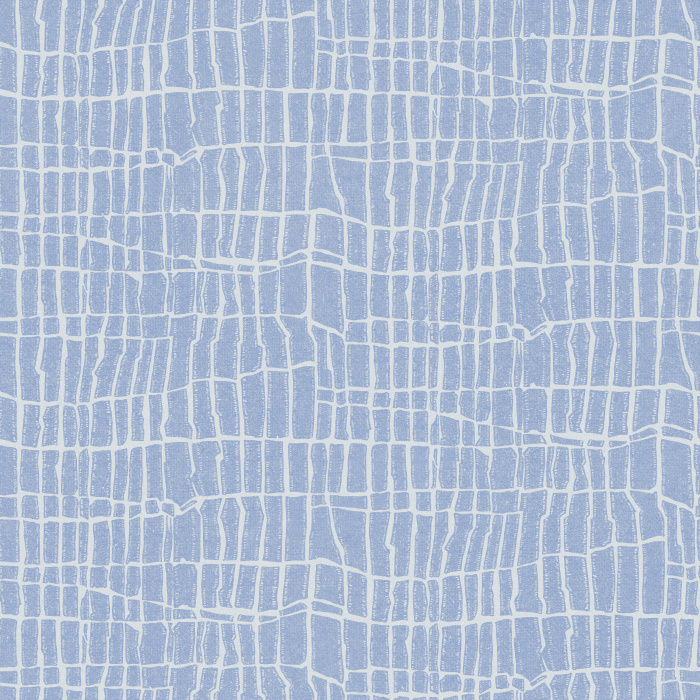 This Stitches Motif Wallpaper features a playful stitched-line grid design that combines handcrafted charm with modern simplicity.