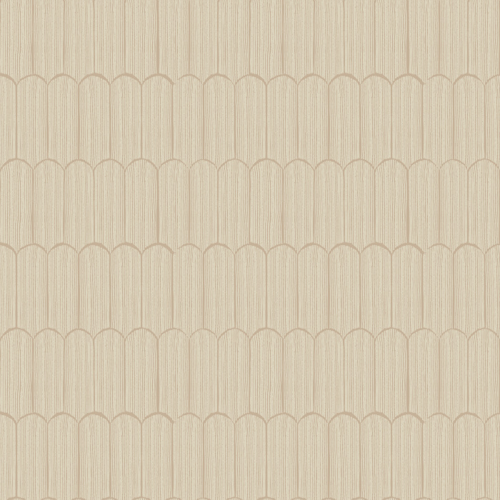 Our Textured Scallops Wallpaper brings modern elegance to your space with its subtle repeating scallops pattern and natural textured look.